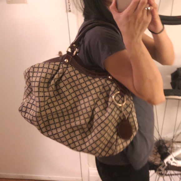 SOLD Gucci Vintage Diamanté Sukey Hobo Handbag - Picture 7 of 8